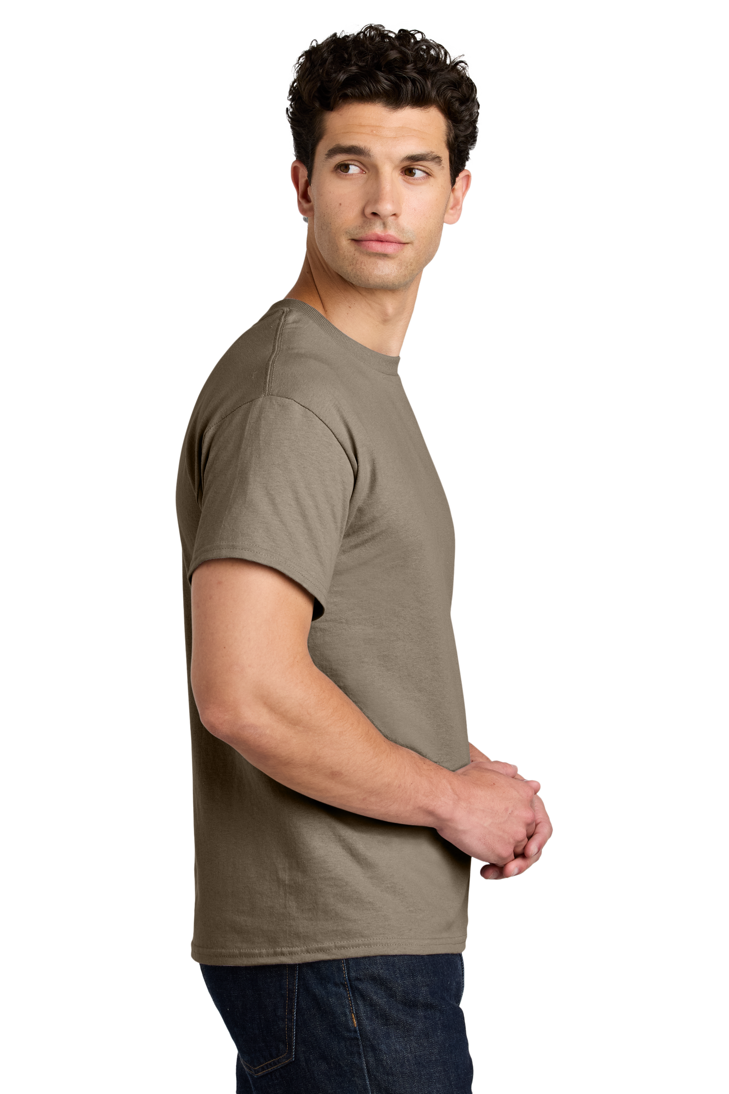 Gildan® - Heavy Cotton™ 100% Cotton T-Shirt - Brown Savana