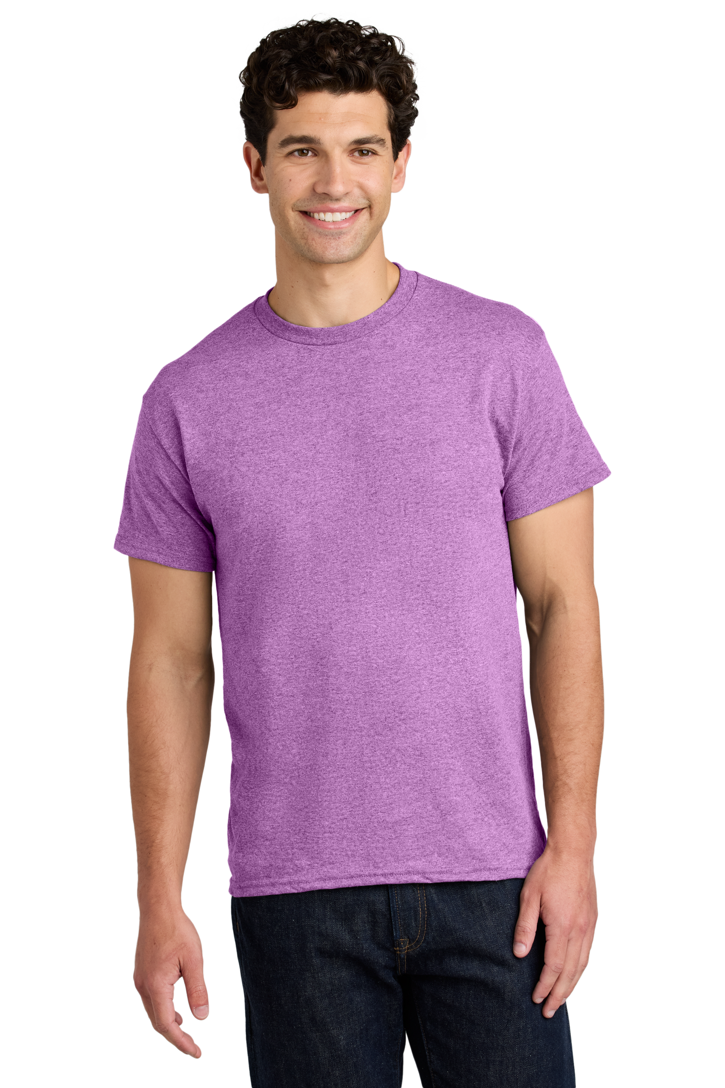 Gildan® - Heavy Cotton™ 100% Cotton T-Shirt - Heather Radiant Orchid