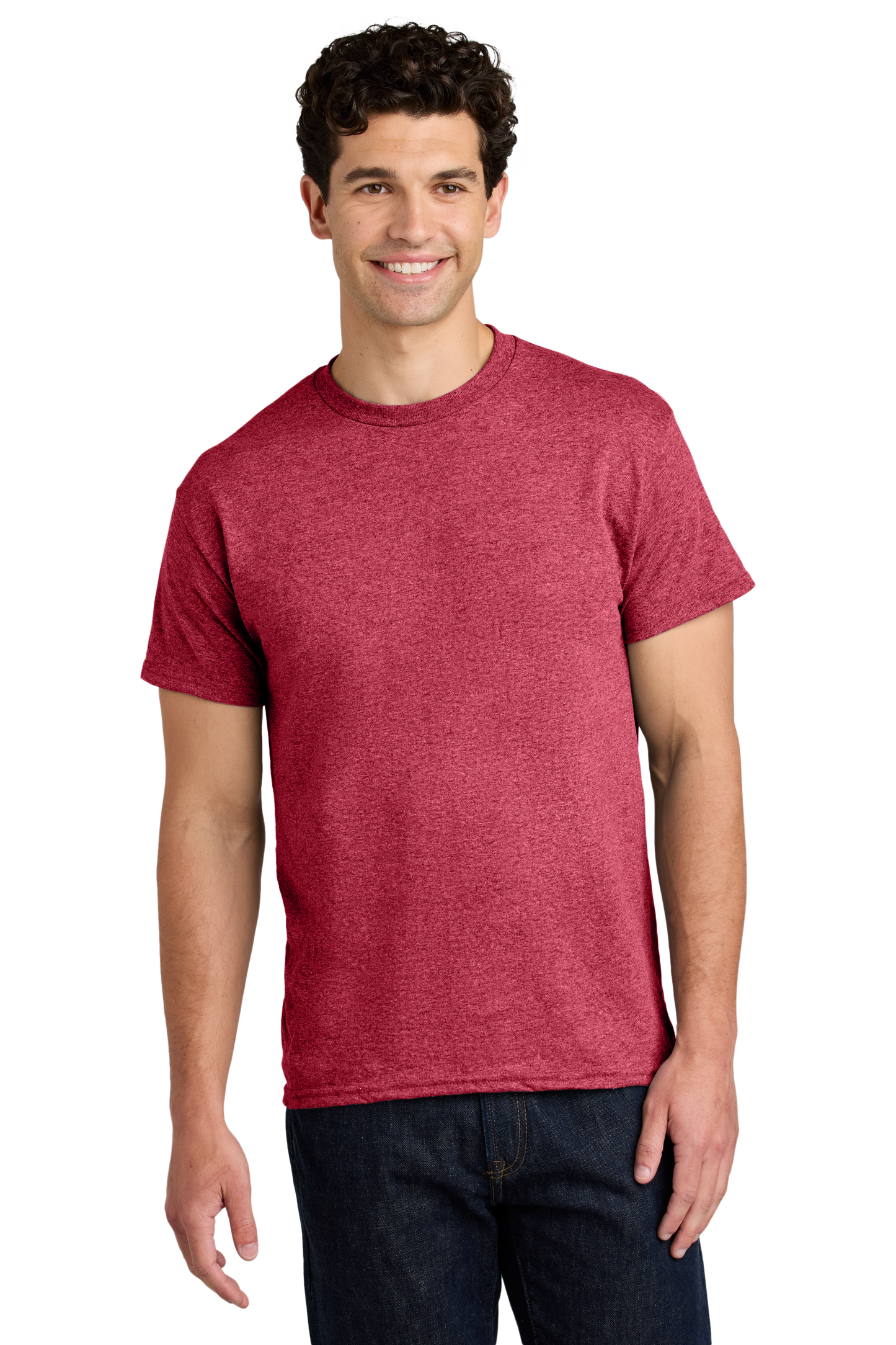 Gildan® - Heavy Cotton™ 100% Cotton T-Shirt - Heather Red