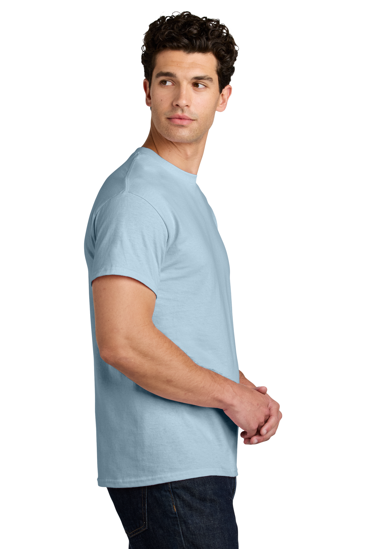 Gildan® - Heavy Cotton™ 100% Cotton T-Shirt - Light Blue