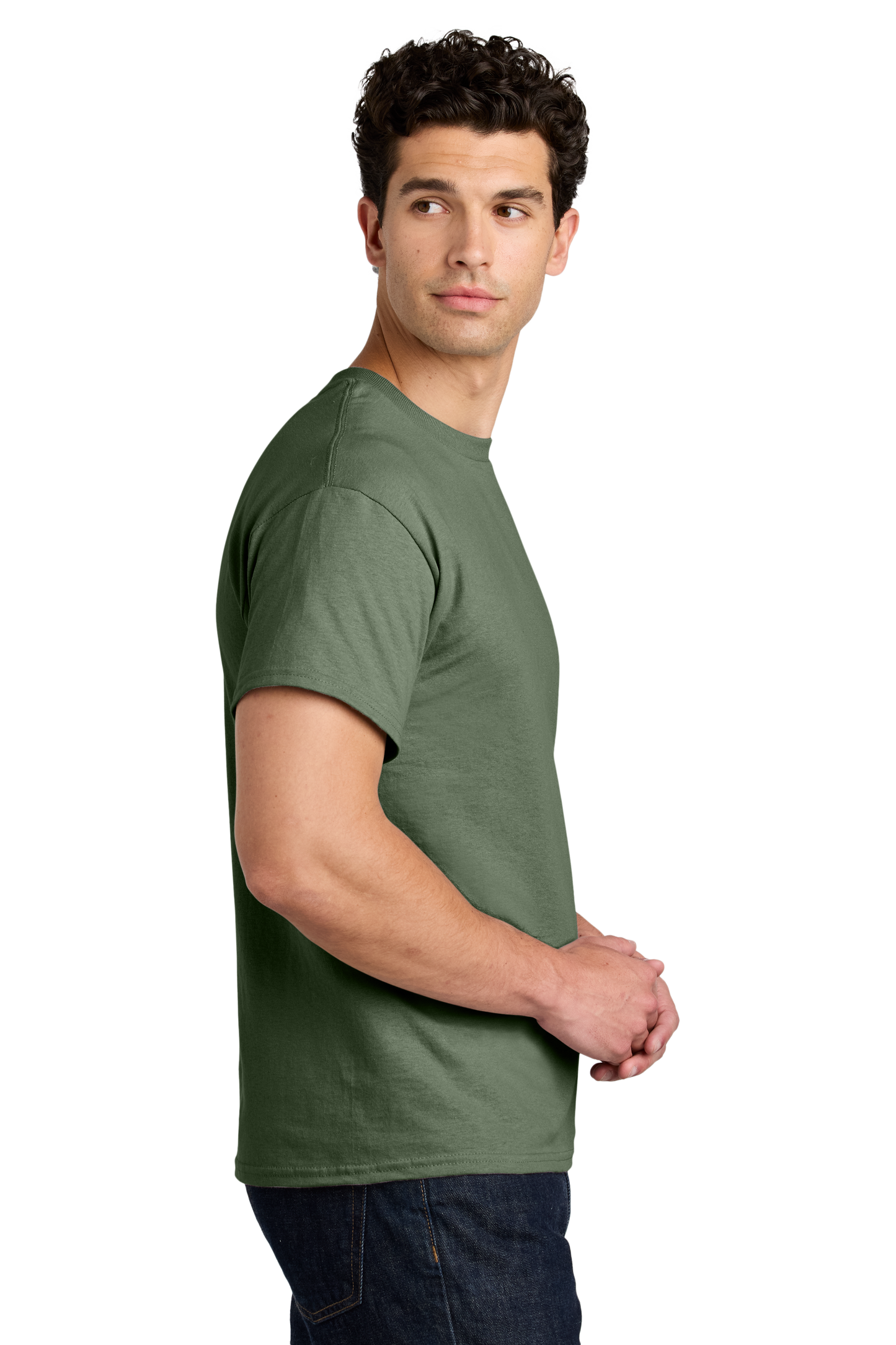 Gildan® - Heavy Cotton™ 100% Cotton T-Shirt - Military Green