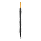 58" Recycled Golf Umbrella with Wooden Handle - Black