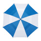 58" Recycled Golf Umbrella with Wooden Handle - Royal/White