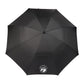 58" Recycled Golf Umbrella with Wooden Handle - Black