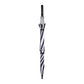 62" RPET Golf Umbrella w/ Reflective Trim - Black/White