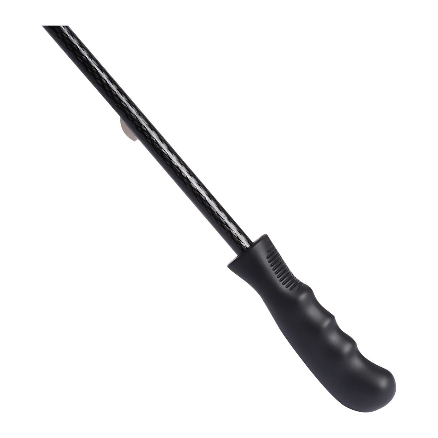 62" RPET Golf Umbrella w/ Reflective Trim - Black/White