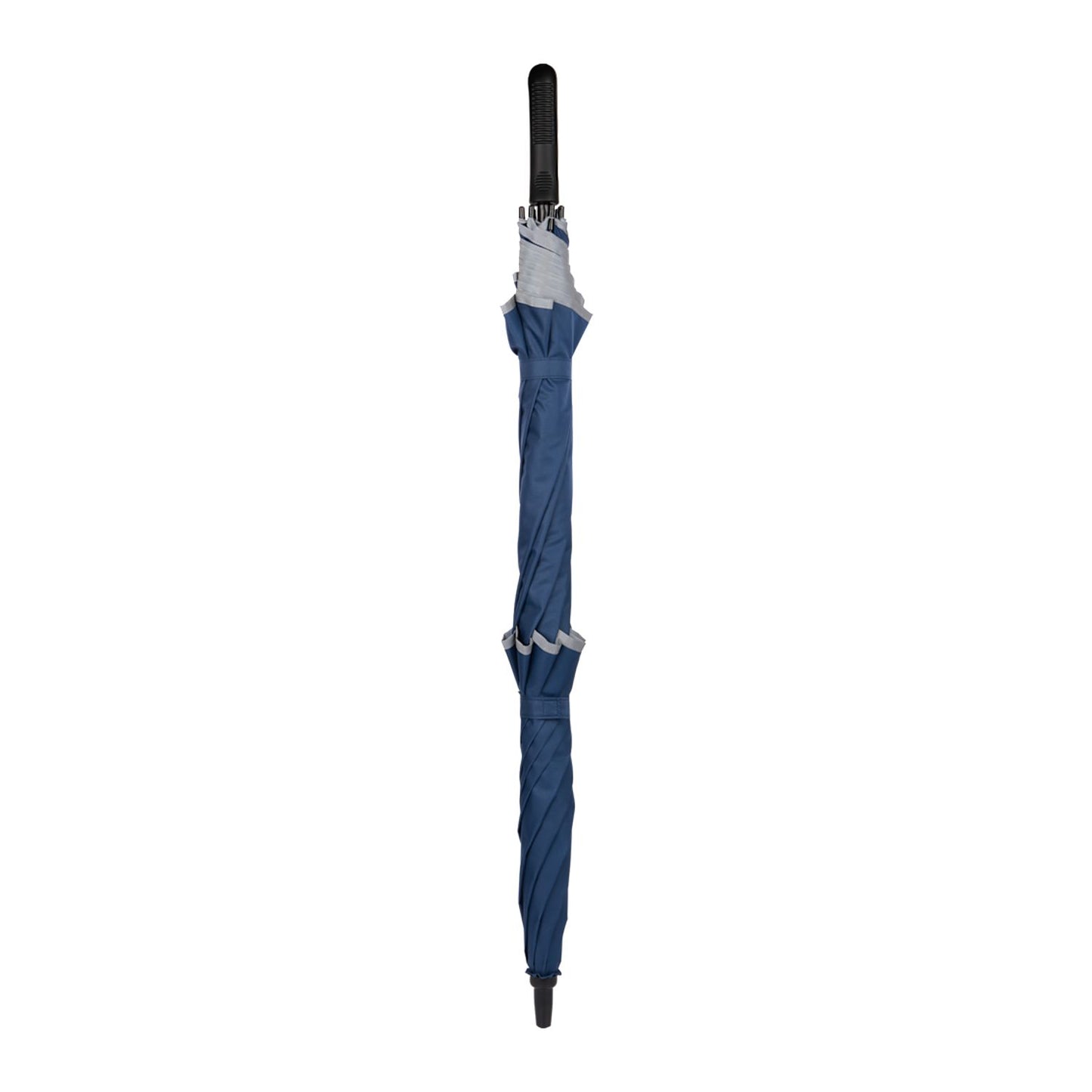 62" RPET Golf Umbrella w/ Reflective Trim - Navy
