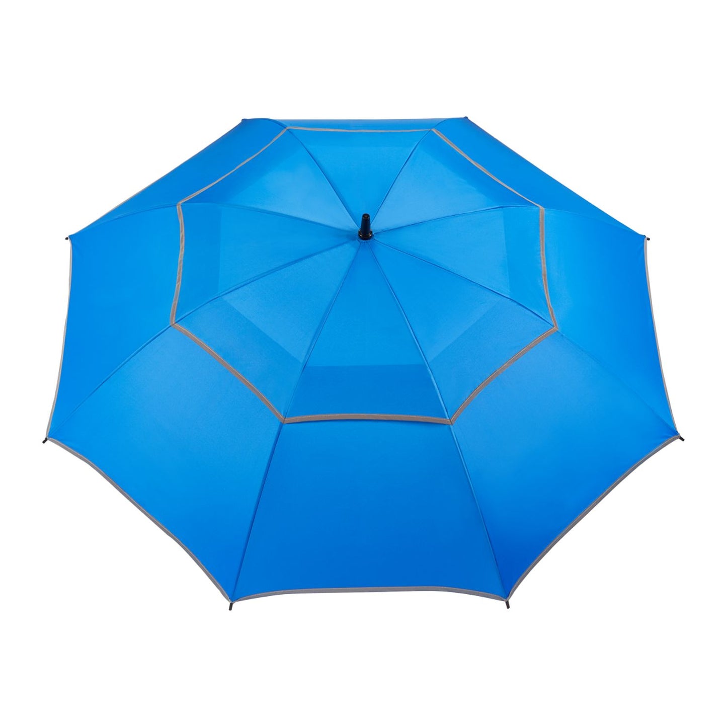 62" RPET Golf Umbrella w/ Reflective Trim - Royal