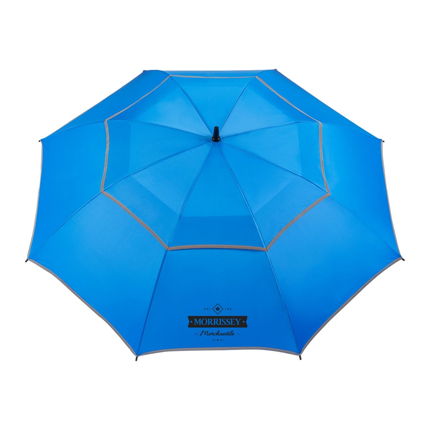 62" RPET Golf Umbrella w/ Reflective Trim - Royal