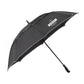 62" RPET Golf Umbrella w/ Reflective Trim - Black