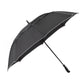 62" RPET Golf Umbrella w/ Reflective Trim - Black