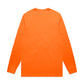 Men Safety Short Long Tee - Safety Orange