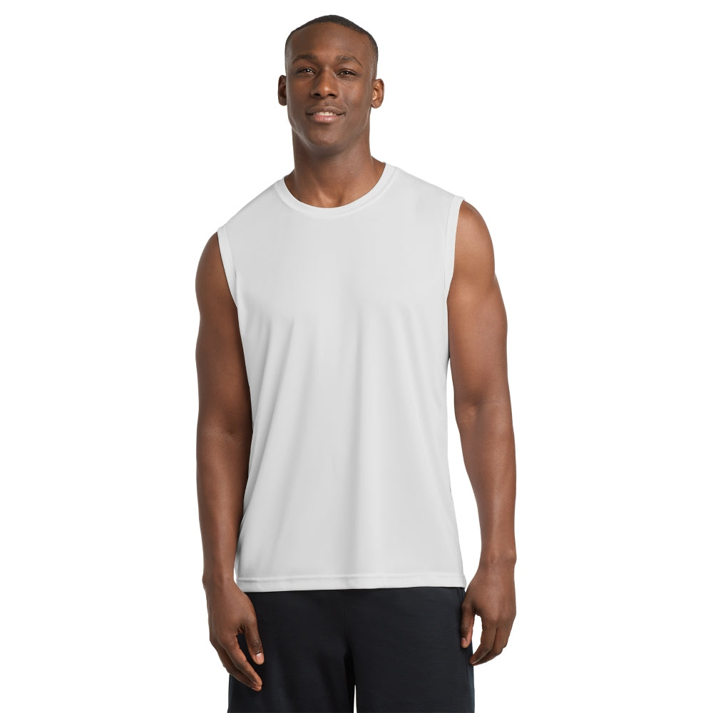 Sport-Tek® Sleeveless PosiCharge® Competitor™ Tee - White