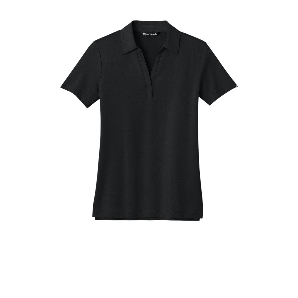 TravisMathew Women’s Glenview Solid Polo - Black