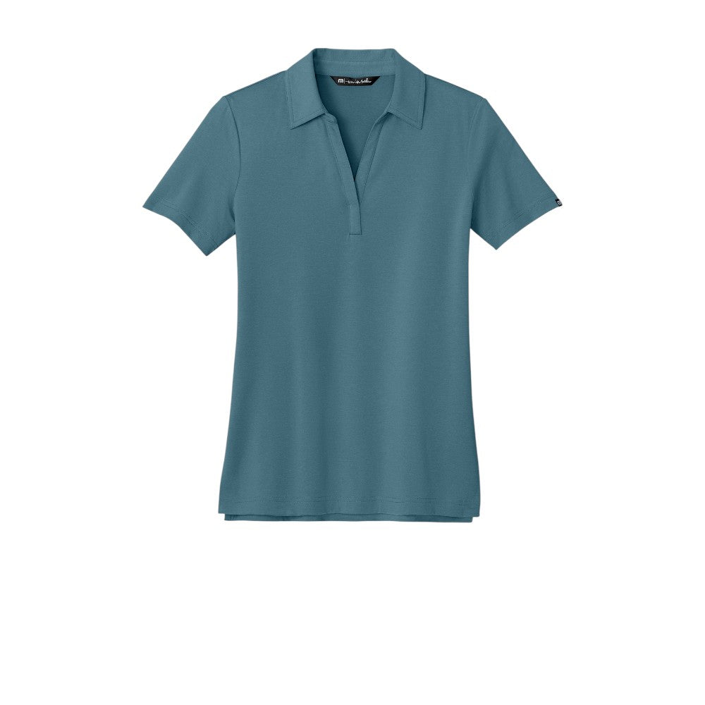 TravisMathew Women’s Glenview Solid Polo - Stellar Blue