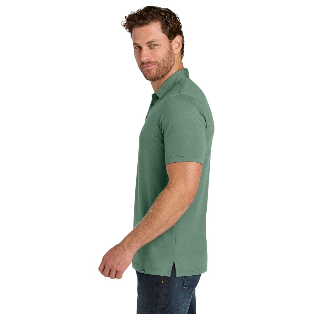 TravisMathew Glenview Solid Polo - Laurel Green
