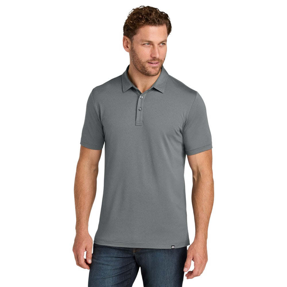 TravisMathew Glenview Solid Polo - Quiet Shade Grey