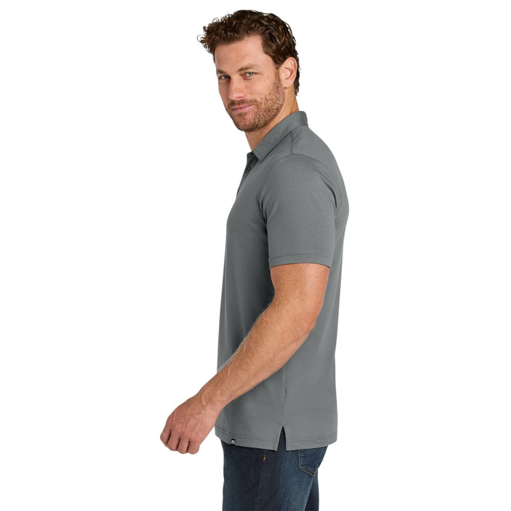 TravisMathew Glenview Solid Polo - Quiet Shade Grey