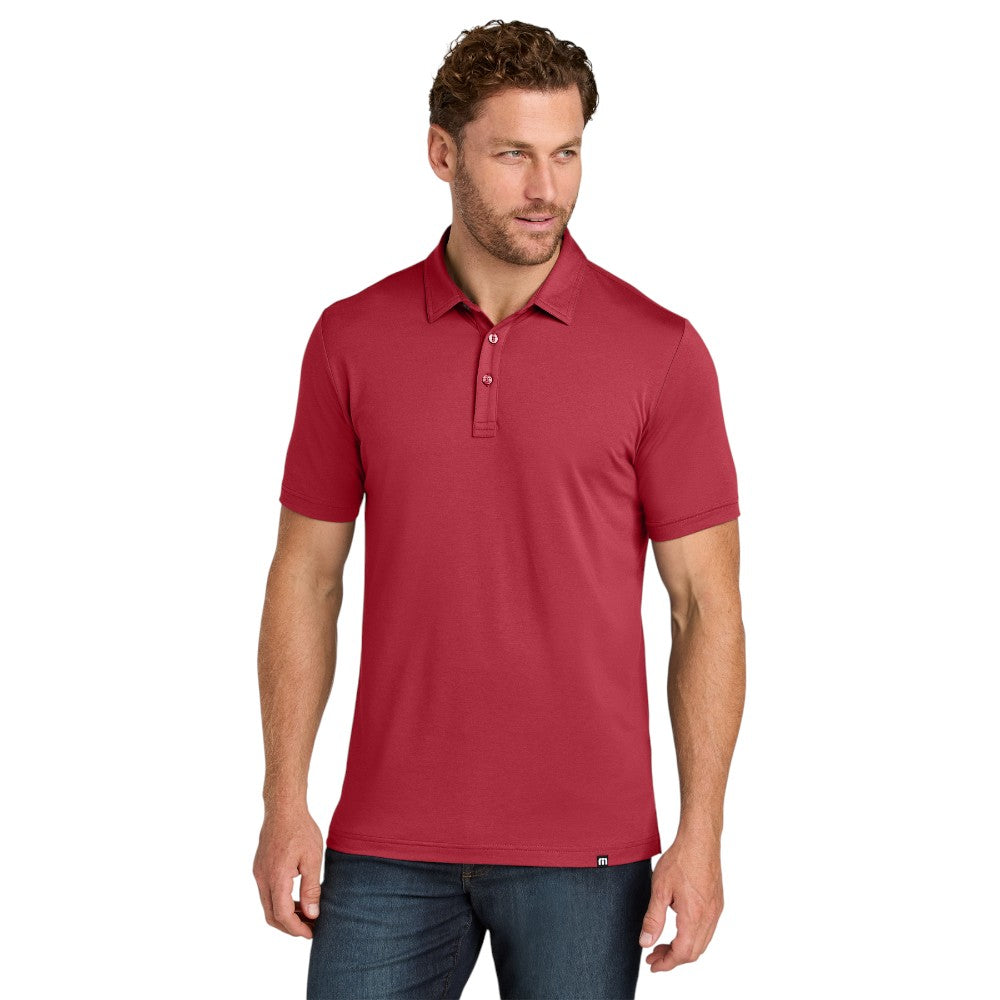 TravisMathew Glenview Solid Polo - Scooter Red