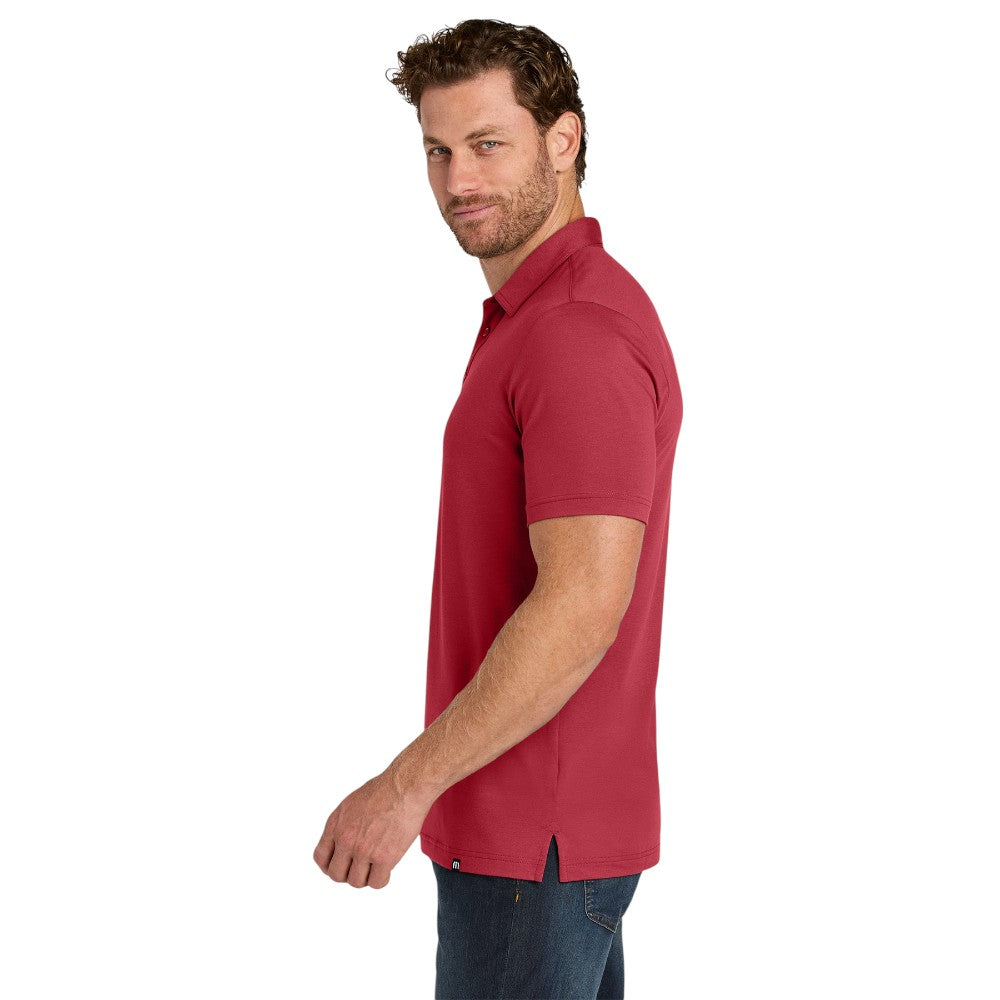 TravisMathew Glenview Solid Polo - Scooter Red