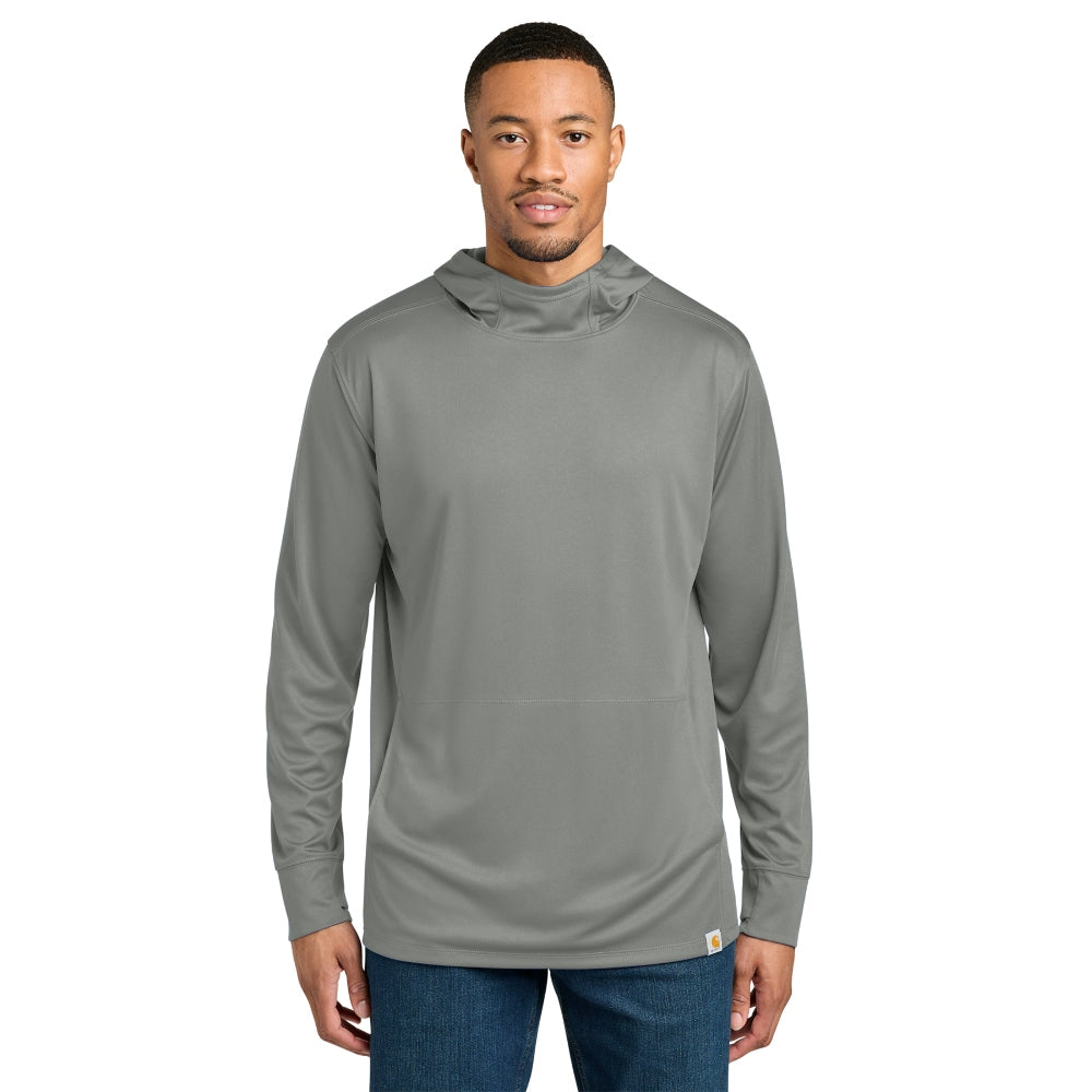 Carhartt Force® Sun Defender™ Long Sleeve Hooded T-Shirt - Asphalt Grey
