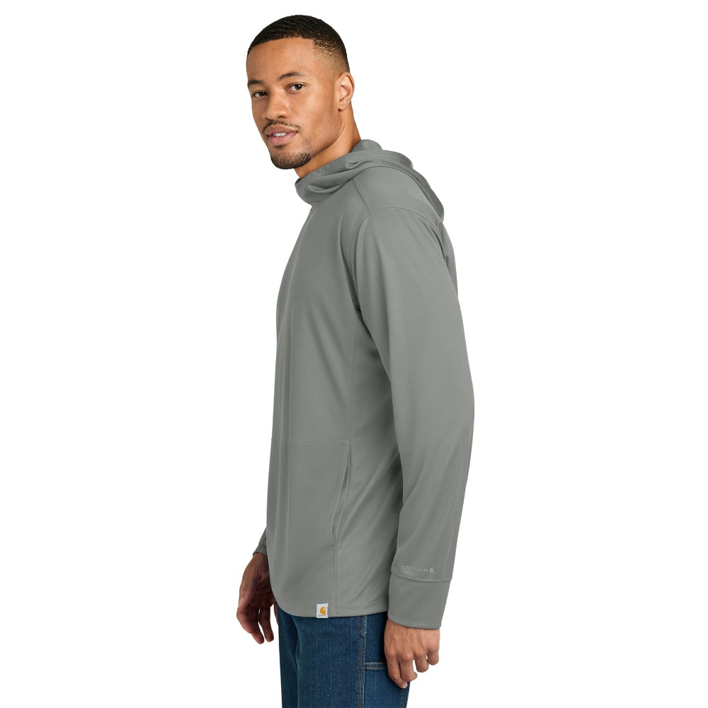 Carhartt Force® Sun Defender™ Long Sleeve Hooded T-Shirt - Asphalt Grey