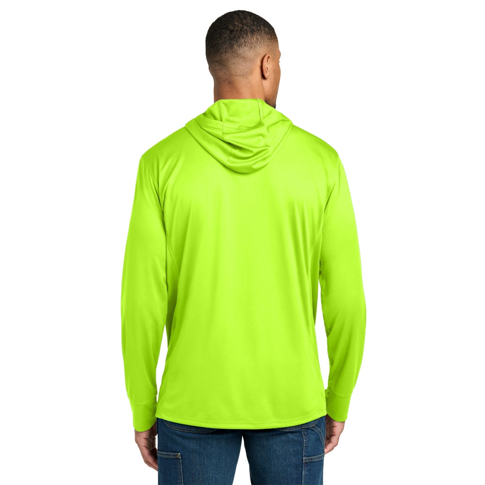 Carhartt Force® Sun Defender™ Long Sleeve Hooded T-Shirt - Brite Lime