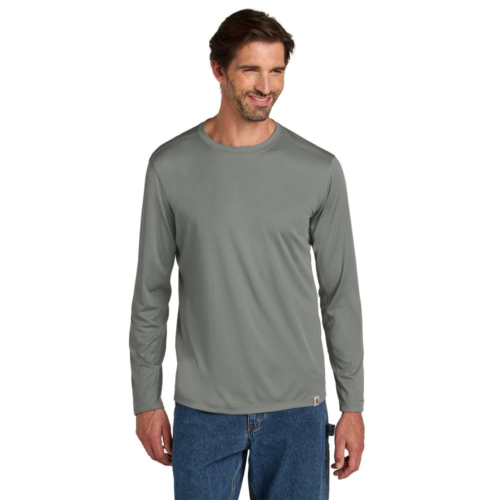 Carhartt Force® Sun Defender™ Long Sleeve T-Shirt - Asphalt Grey