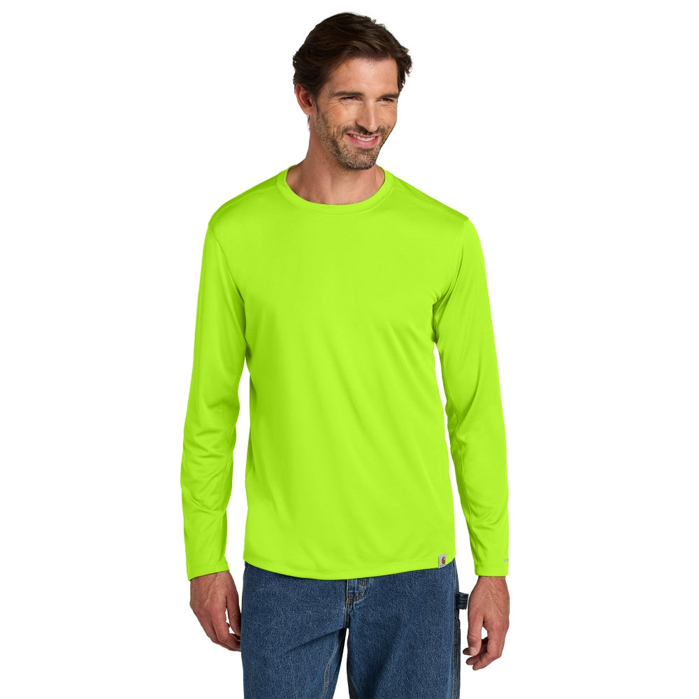 Carhartt Force® Sun Defender™ Long Sleeve T-Shirt - Brite Lime