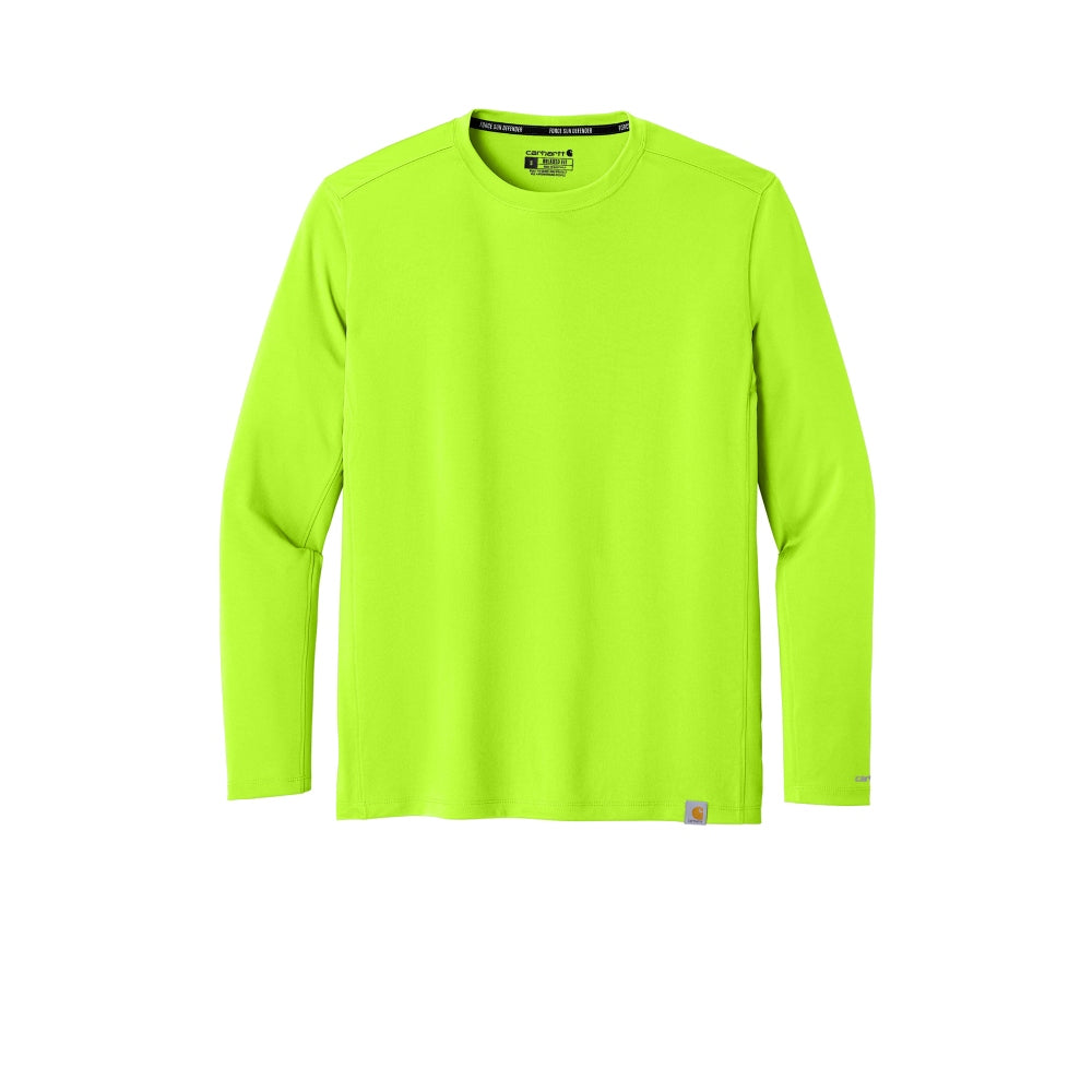 Carhartt Force® Sun Defender™ Long Sleeve T-Shirt - Brite Lime