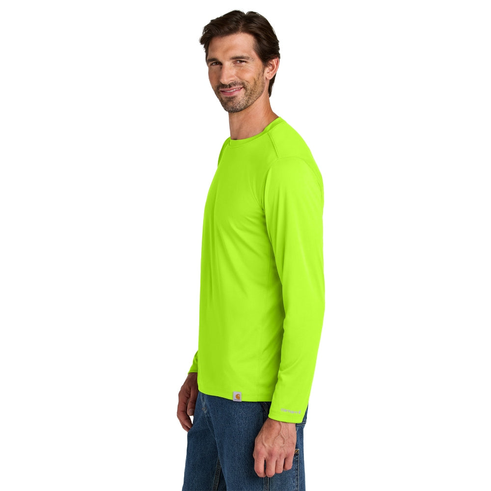 Carhartt Force® Sun Defender™ Long Sleeve T-Shirt - Brite Lime
