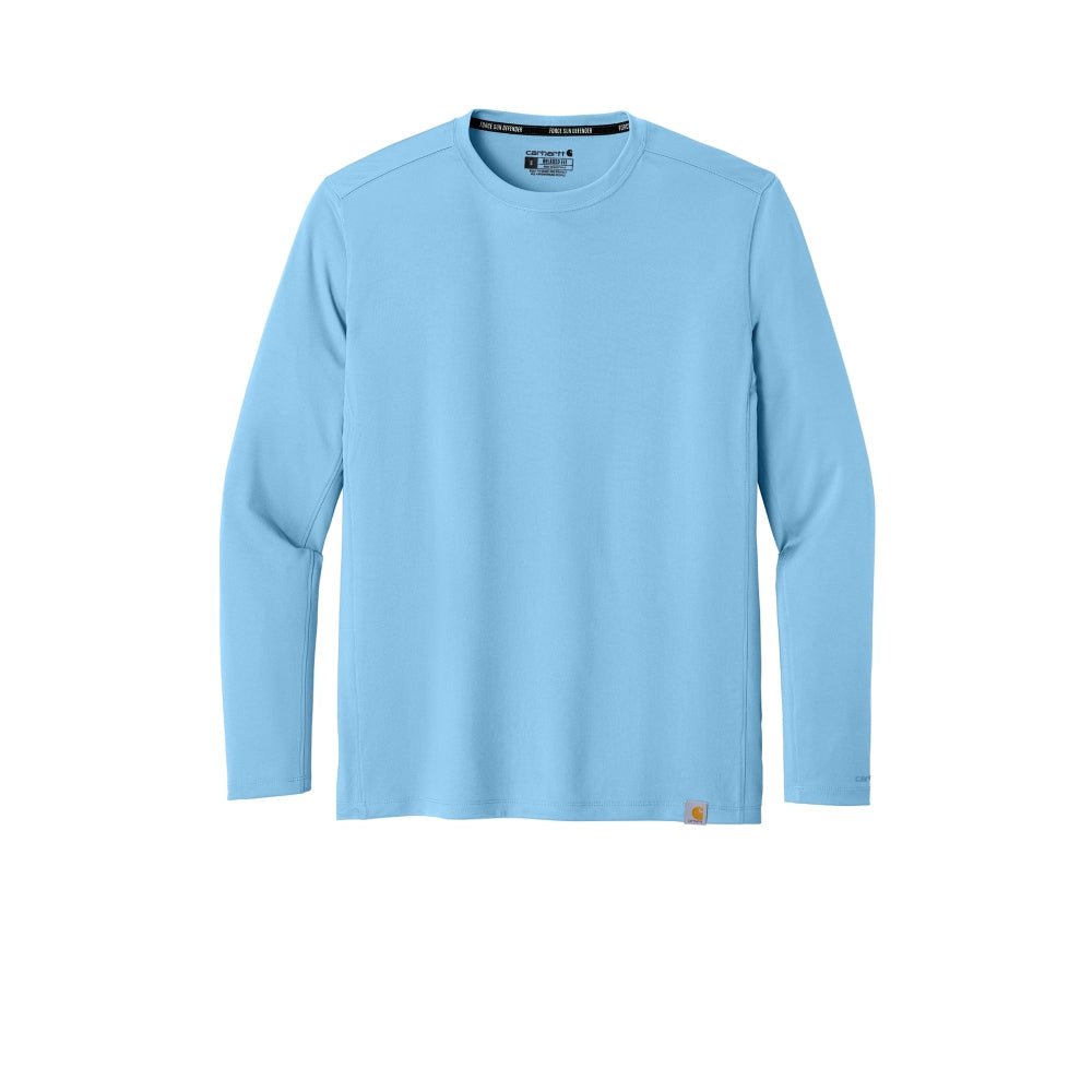 Carhartt Force® Sun Defender™ Long Sleeve T-Shirt - Fresh Water Blue