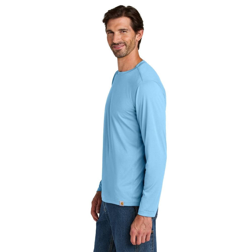 Carhartt Force® Sun Defender™ Long Sleeve T-Shirt - Fresh Water Blue