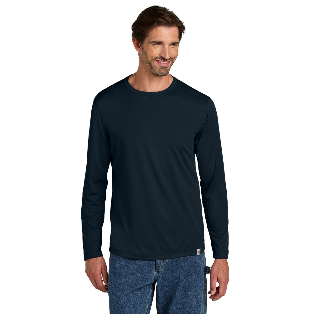 Carhartt Force® Sun Defender™ Long Sleeve T-Shirt - Navy
