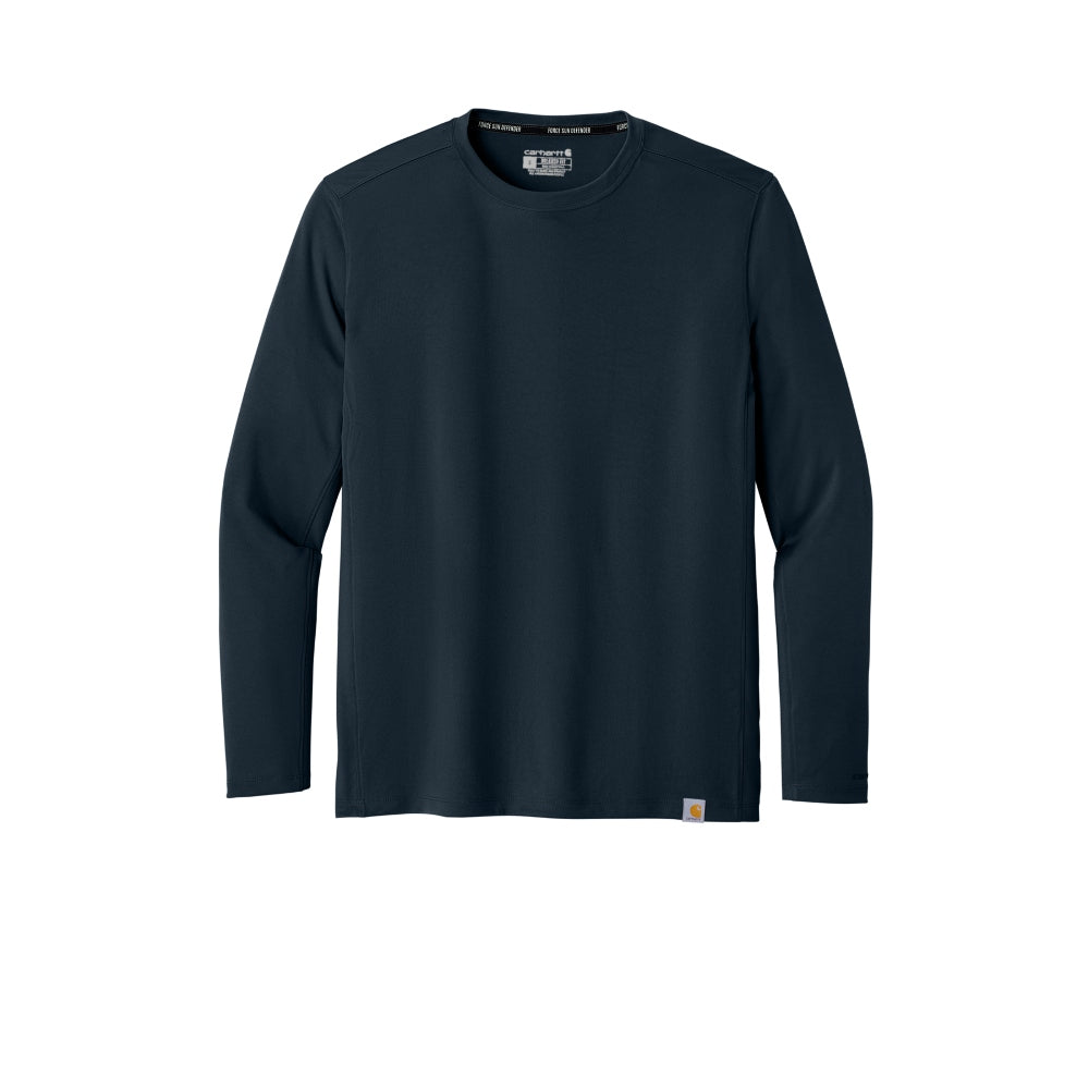 Carhartt Force® Sun Defender™ Long Sleeve T-Shirt - Navy