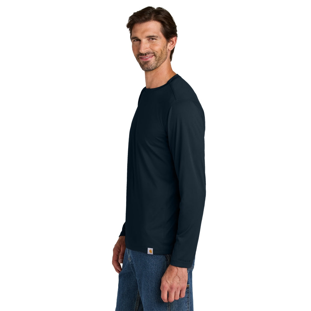 Carhartt Force® Sun Defender™ Long Sleeve T-Shirt - Navy