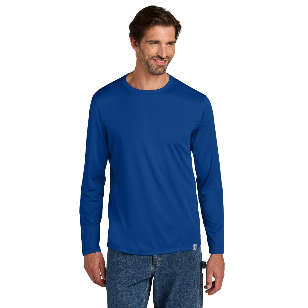 Carhartt Force® Sun Defender™ Long Sleeve T-Shirt - Royal Glass Blue