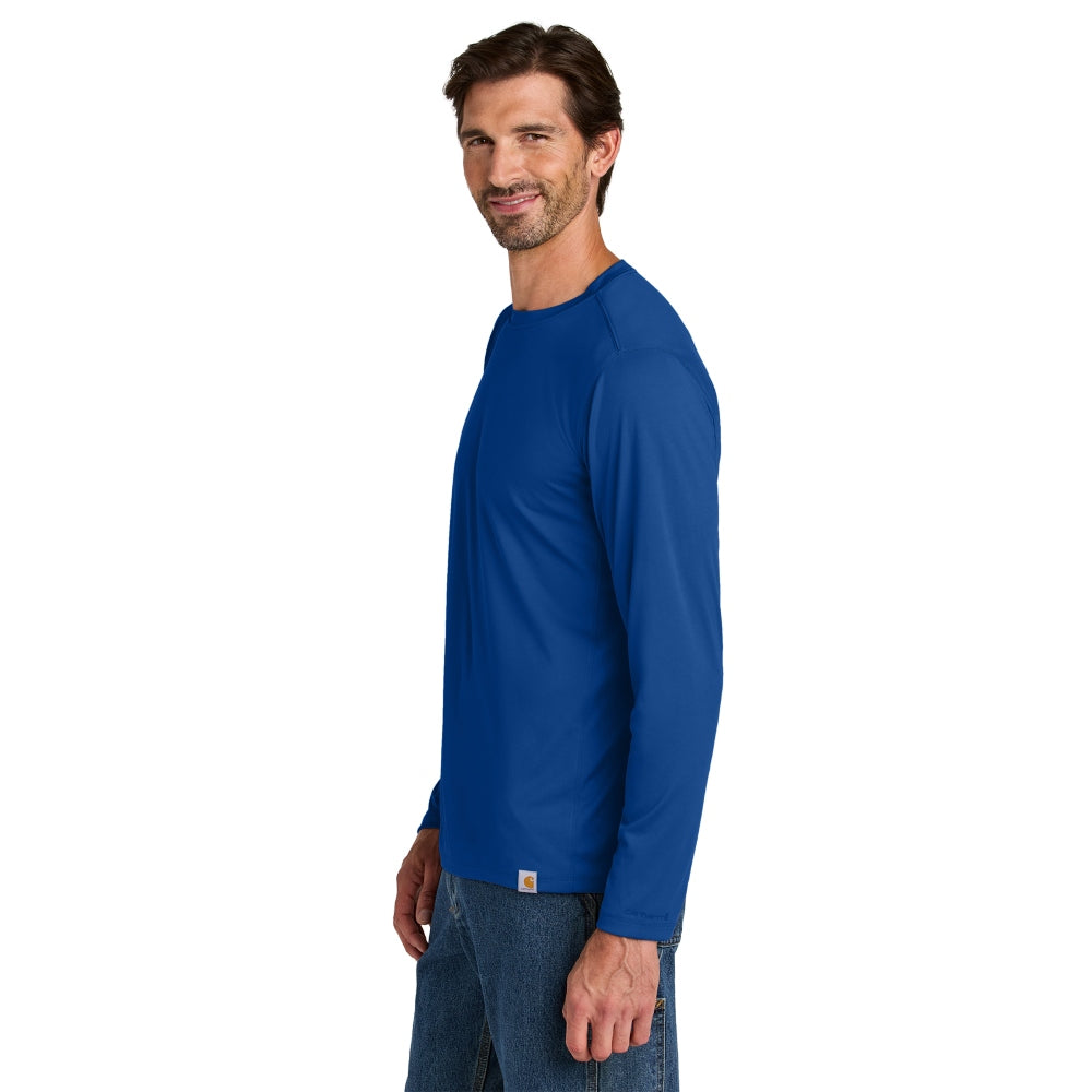 Carhartt Force® Sun Defender™ Long Sleeve T-Shirt - Royal Glass Blue