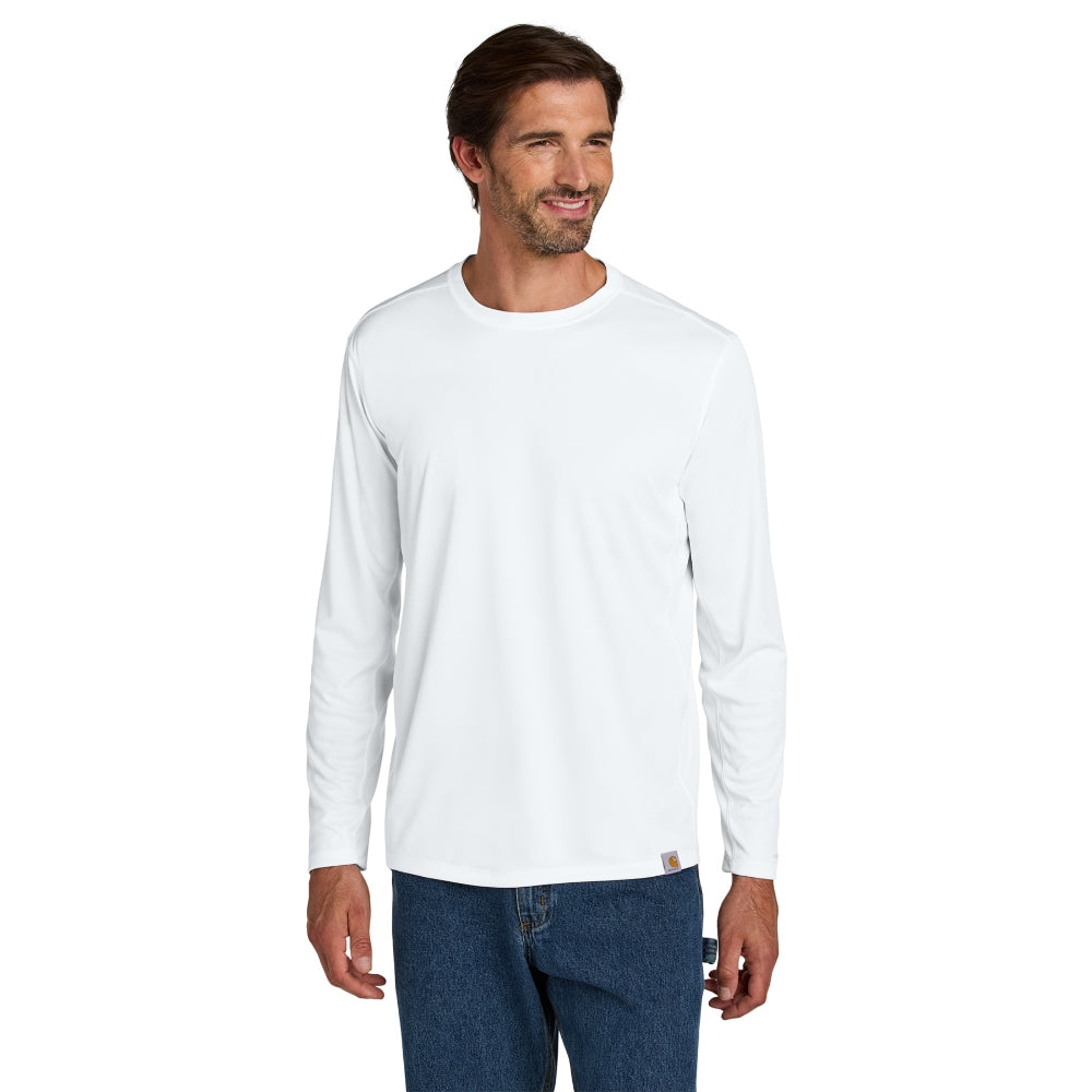 Carhartt Force® Sun Defender™ Long Sleeve T-Shirt - White