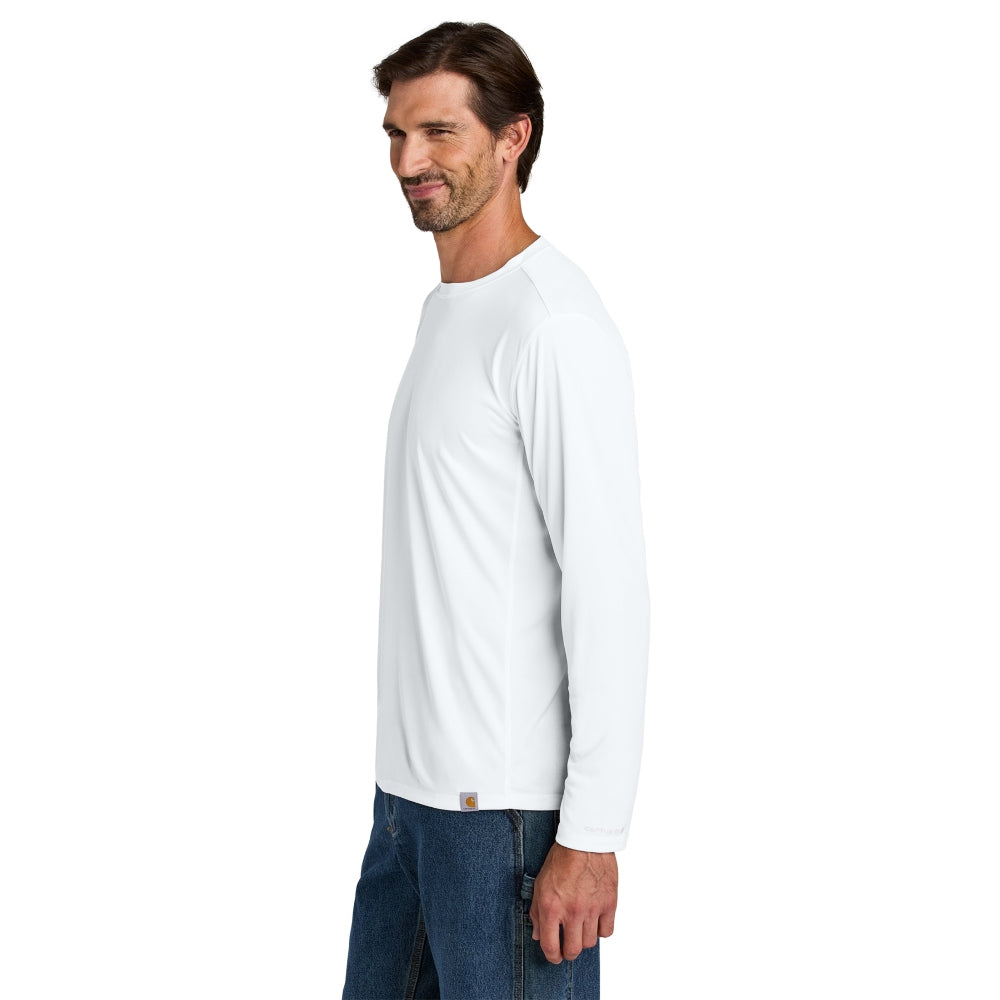 Carhartt Force® Sun Defender™ Long Sleeve T-Shirt - White