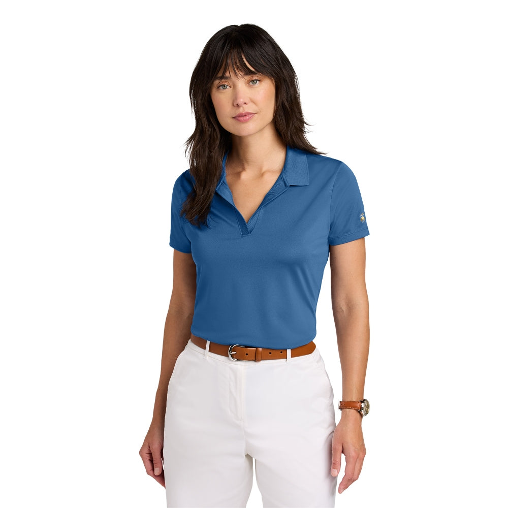 Brooks Brothers® Women’s Mesh Pique Performance Polo - Charter Blue