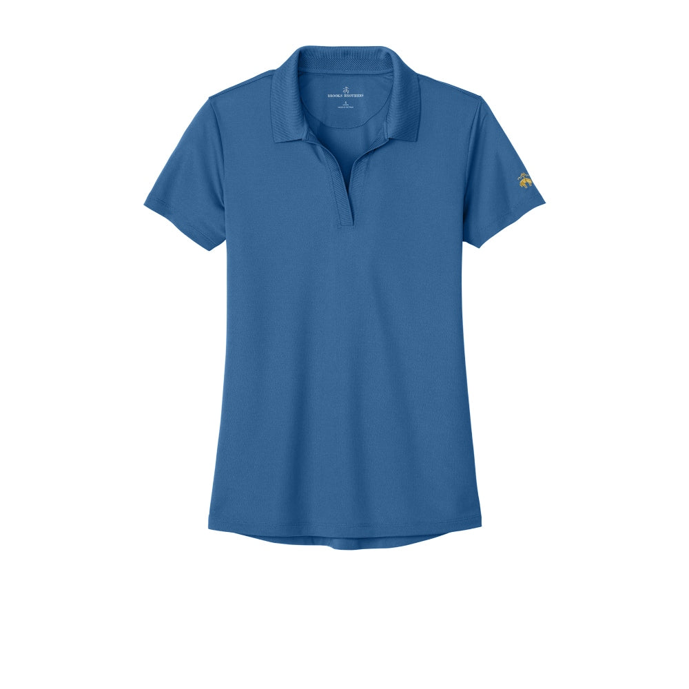 Brooks Brothers® Women’s Mesh Pique Performance Polo - Charter Blue