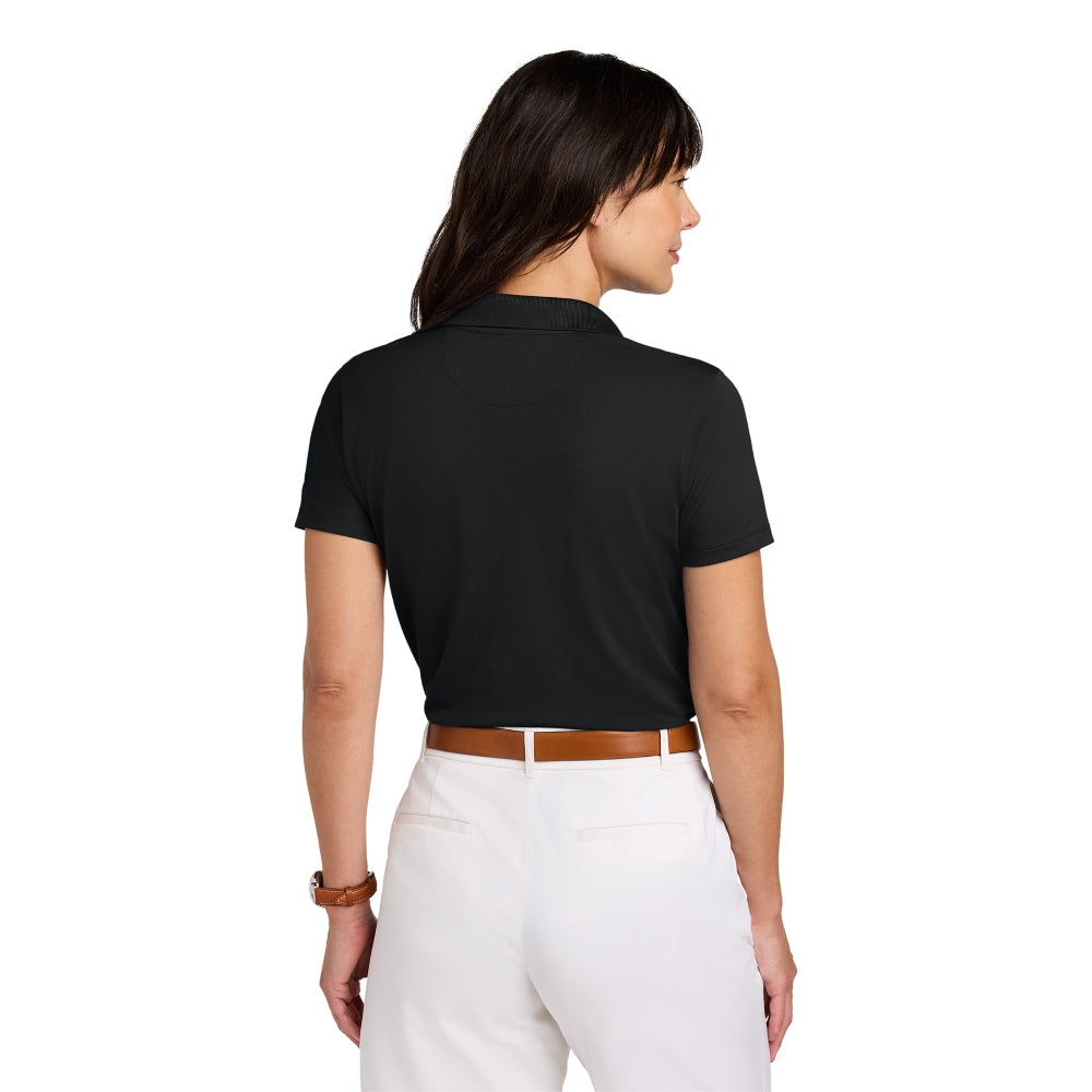 Brooks Brothers® Women’s Mesh Pique Performance Polo - Deep Black