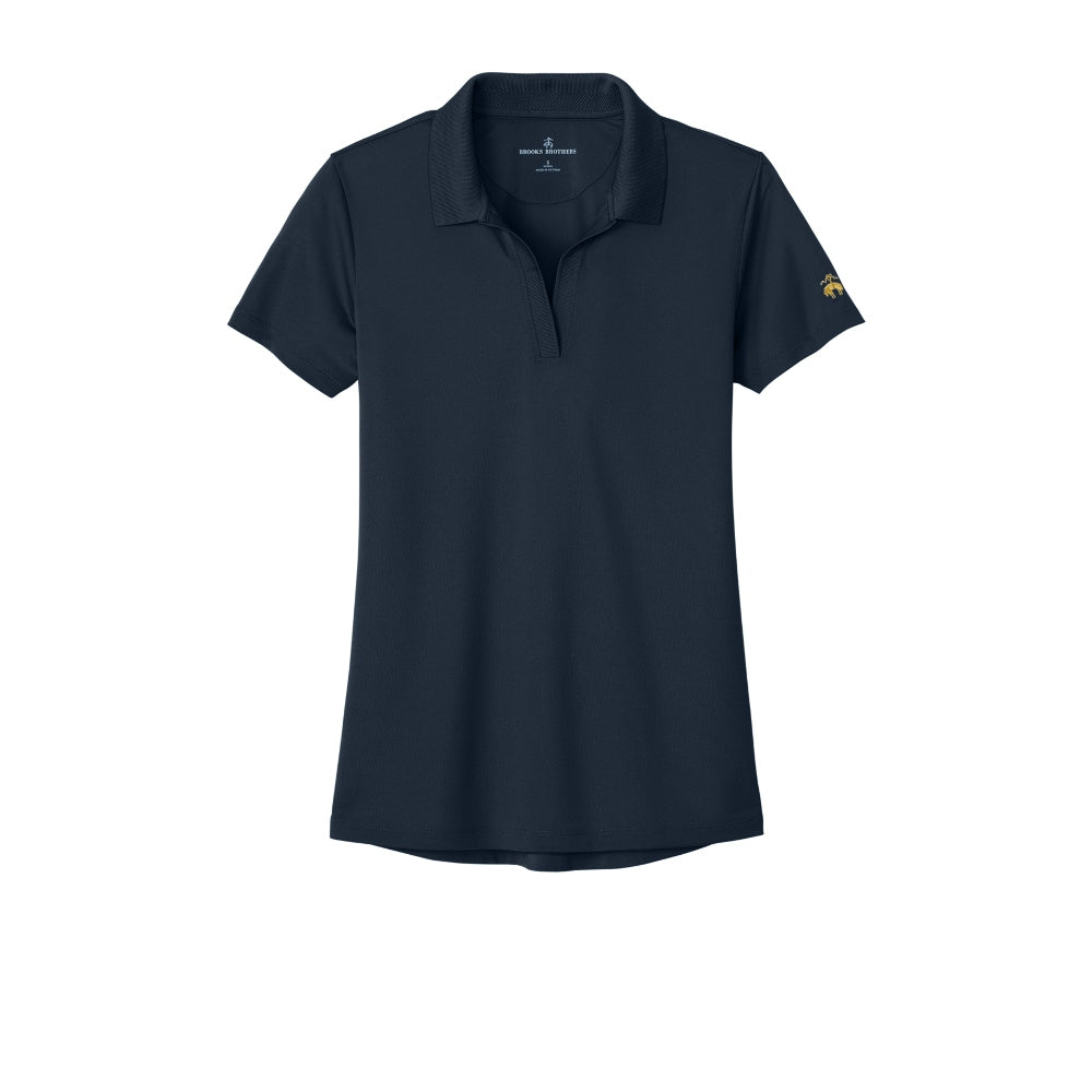 Brooks Brothers® Women’s Mesh Pique Performance Polo - Navy Blazer