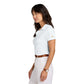 Brooks Brothers® Women’s Mesh Pique Performance Polo - White