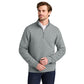 Brooks Brothers® Diamond Quilt 1/4-Zip - Light Shadow Grey Heather
