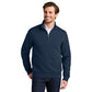 Brooks Brothers® Diamond Quilt 1/4-Zip - Navy Blazer