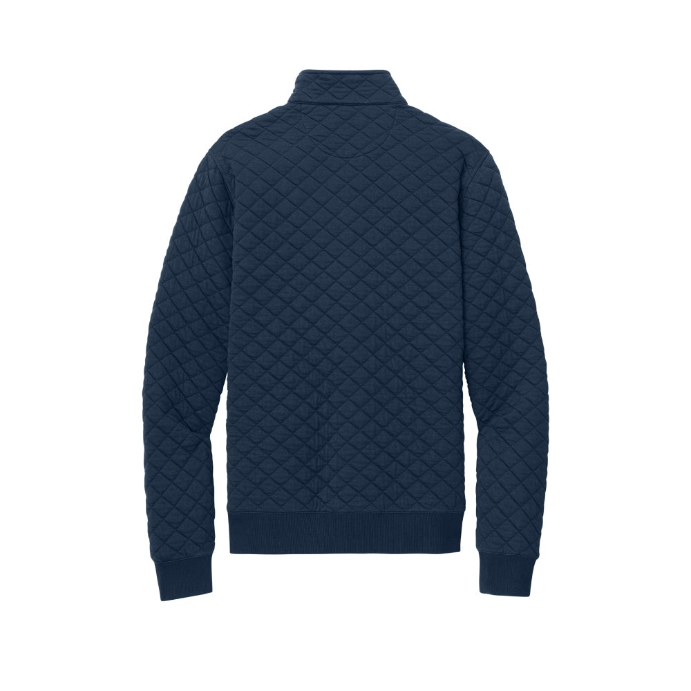 Brooks Brothers® Diamond Quilt 1/4-Zip - Navy Blazer