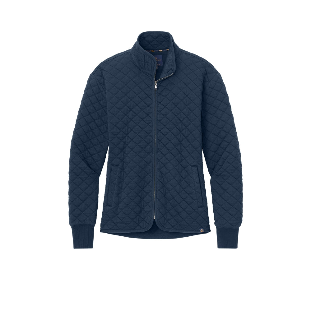 Brooks Brothers® Women’s Diamond Quilt Full-Zip - Navy Blazer