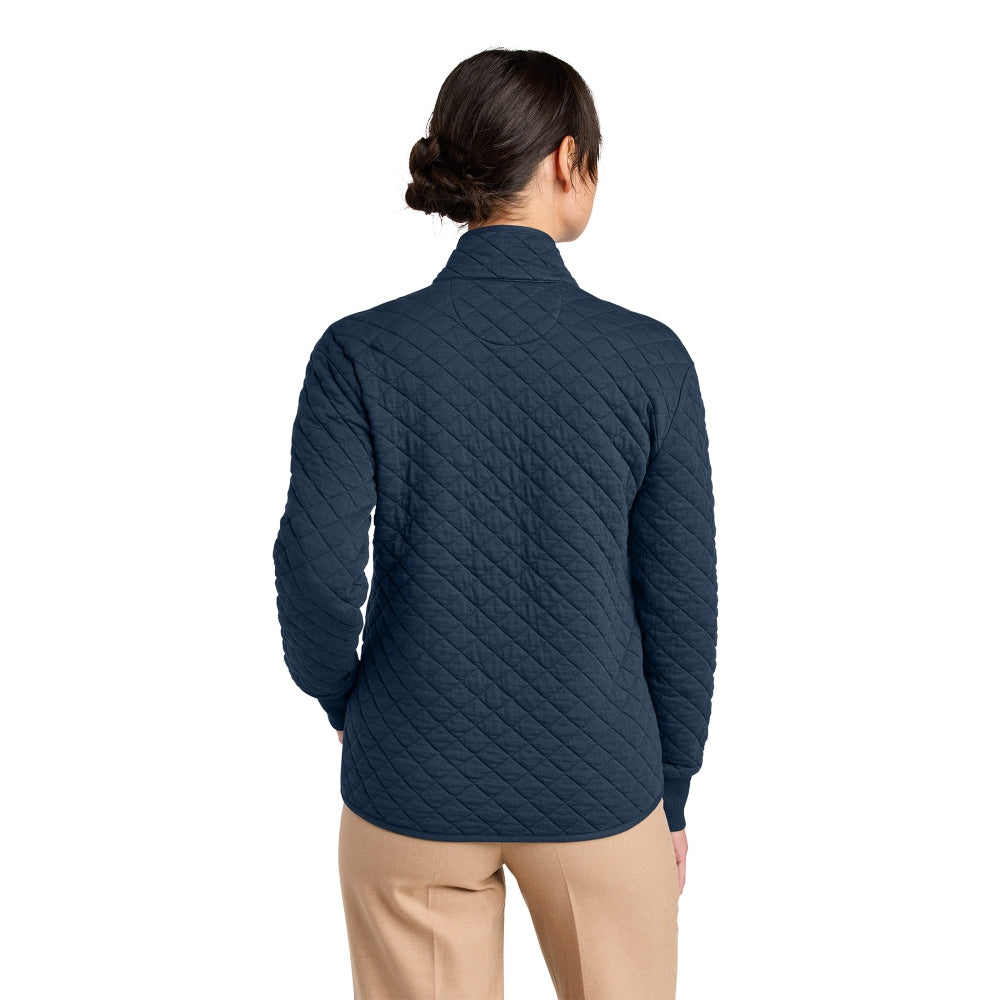 Brooks Brothers® Women’s Diamond Quilt Full-Zip - Navy Blazer